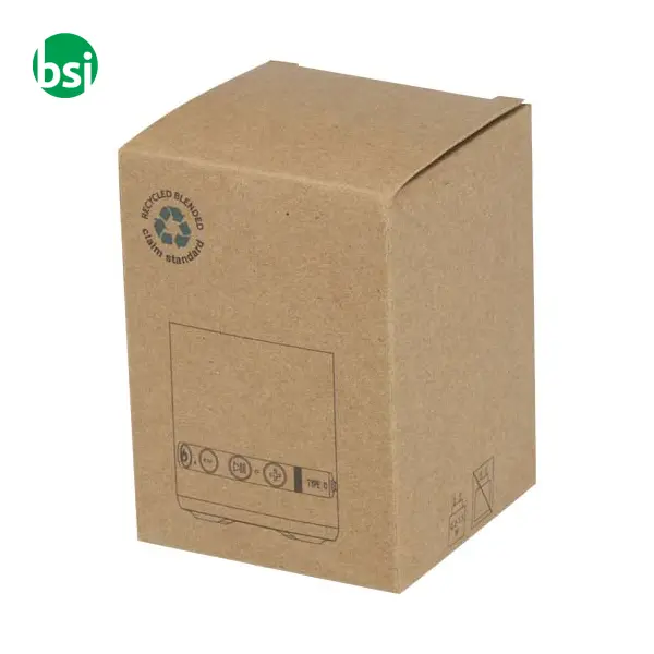 Hunor 3W recycled plastic wireless speaker -  3