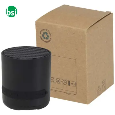 Hunor 3W recycled plastic wireless speaker - Immagine 10