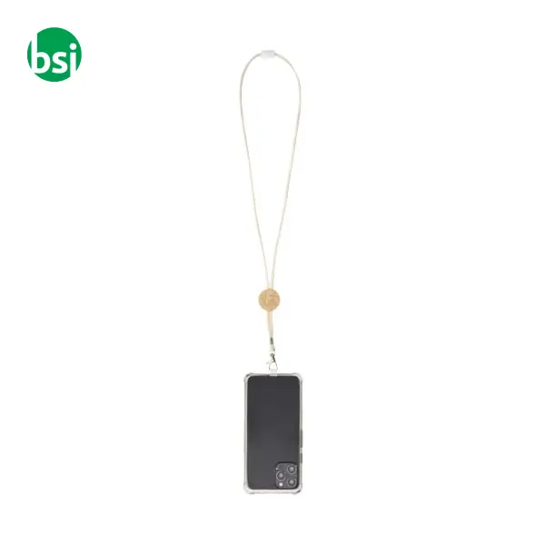 Adhab smartphone lanyard with bamboo details -  5