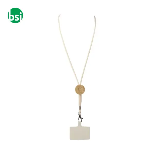 Adhab smartphone lanyard with bamboo details -  3