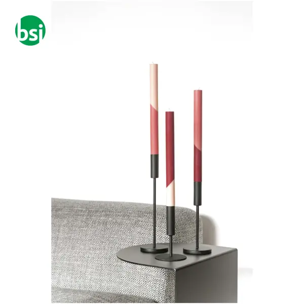 Set of 3 Originalhome Eden candles with colour design -  4