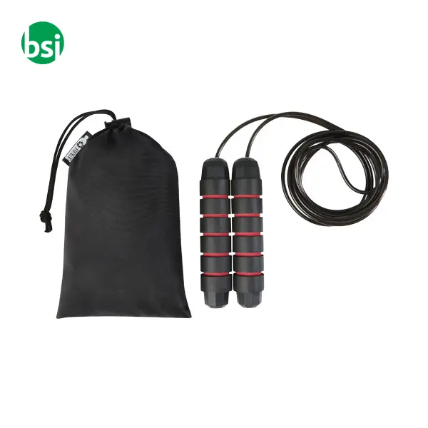 Austin soft skipping rope in recycled PET pouch -  5