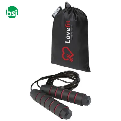 Austin soft skipping rope in recycled PET pouch - Immagine 2