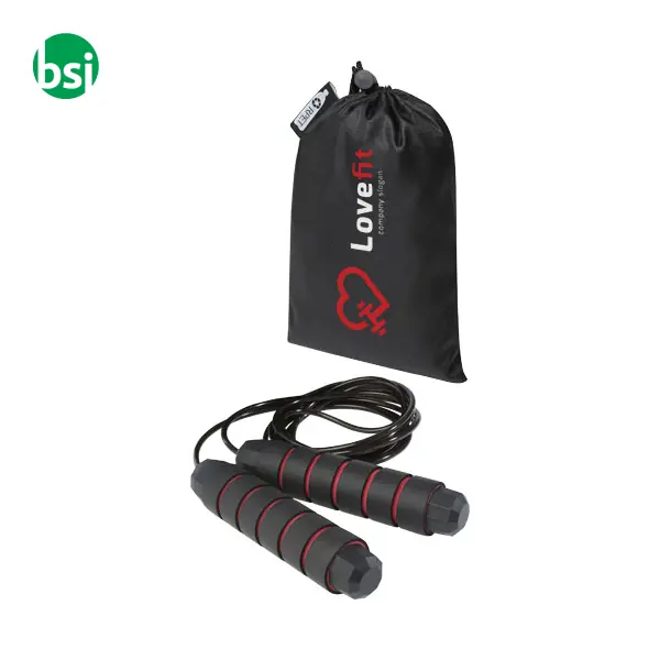 Austin soft skipping rope in recycled PET pouch -  2