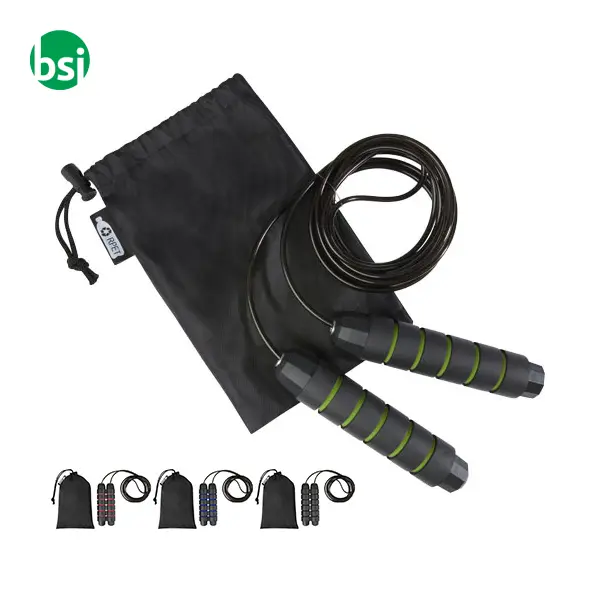 Austin soft skipping rope in recycled PET pouch -  1
