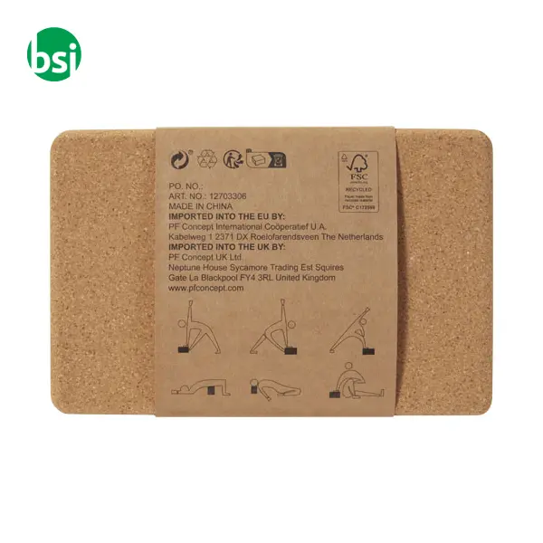 Trikona cork yoga brick Cork - 127033 -  4