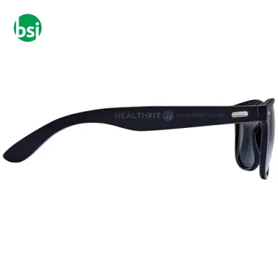 Arlo bamboo sunglasses with black coating - Immagine 2