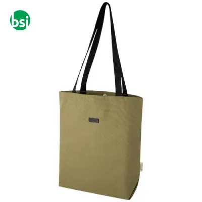 Joey GRS recycled canvas versatile tote bag 14L  - 130042 - Immagine 8