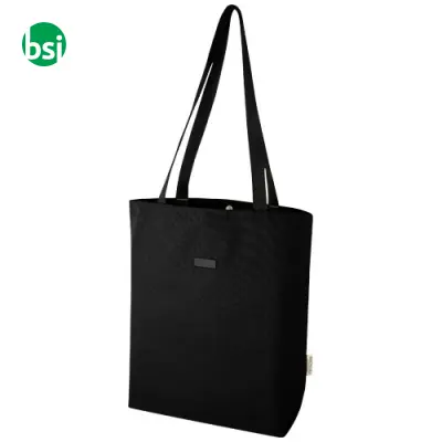 Joey GRS recycled canvas versatile tote bag 14L  - 130042 - Immagine 10