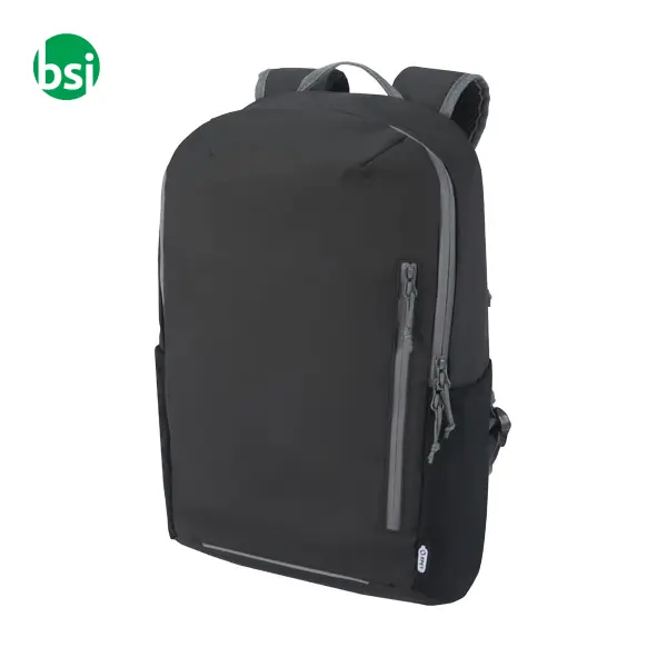 Aqua 15'' GRS recycled water resistant laptop backpack - 130043 -  1