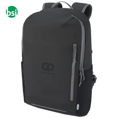Aqua 15'' GRS recycled water resistant laptop backpack - 130043 - Immagine 2