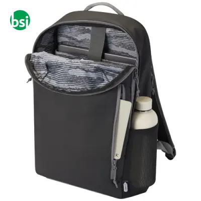 Aqua 15'' GRS recycled water resistant laptop backpack - 130043 - Immagine 6