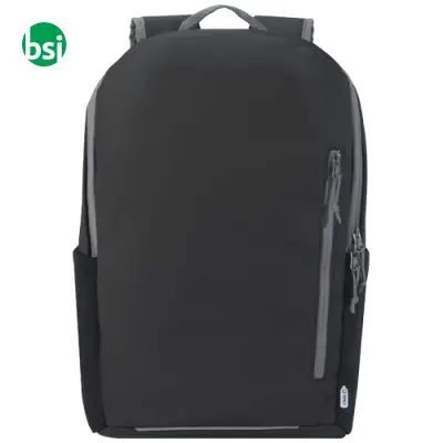 Aqua 15'' GRS recycled water resistant laptop backpack - 130043 - Immagine 3