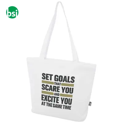 Panama GRS recycled zippered tote bag 20L - Immagine 2