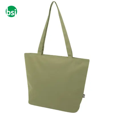 Panama GRS recycled zippered tote bag 20L - Immagine 9