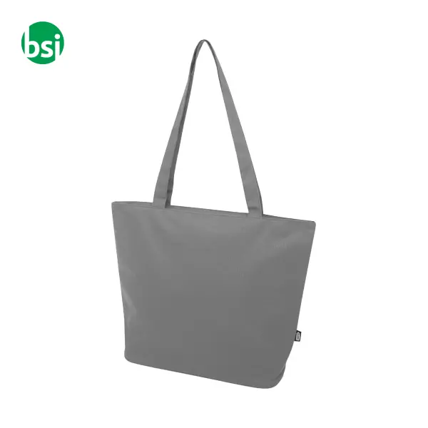 Panama GRS recycled zippered tote bag 20L -  10