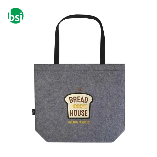 Felta GRS recycled felt gusset tote bag 20L -  2