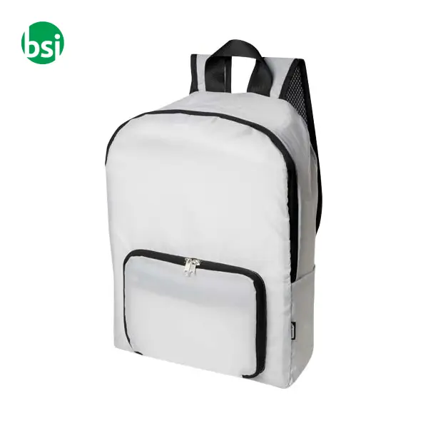 EcoFold RPET foldable backpack 15L -  5