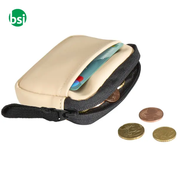 Recycled GRS wallet with your own logo RESI PLUS -  4
