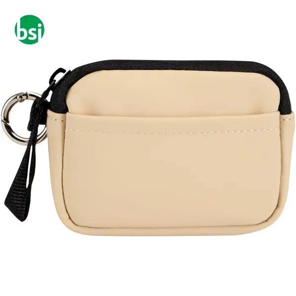Recycled GRS wallet with your own logo RESI PLUS -  2