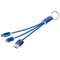Metal 3-in-1 charging cable with keychain - Anteprima 7