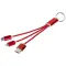 Metal 3-in-1 charging cable with keychain - Anteprima 8
