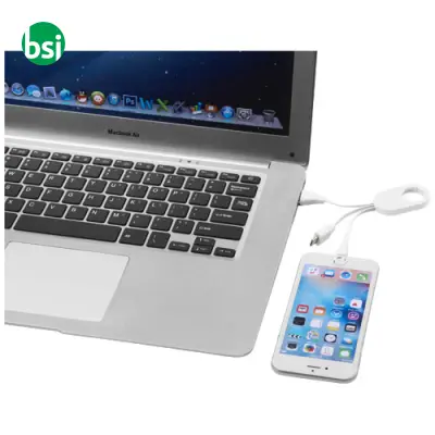Troop 3-in-1 charging cable ABS Plastic - 134993 - Immagine 4