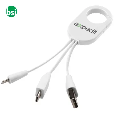 Troop 3-in-1 charging cable ABS Plastic - 134993 - Immagine 2