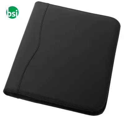 Ebony A4 zippered portfolio Imitation leather - 119986 - Immagine 5