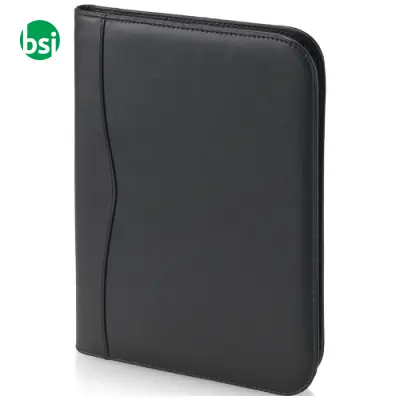 Ebony A4 zippered portfolio Imitation leather - 119986 - Immagine 7