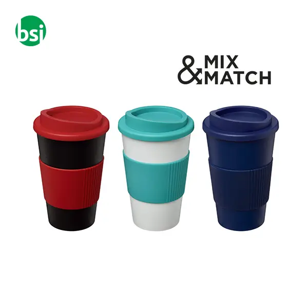 Americano 350ml insulated tumbler with grip  - 210002 -  1
