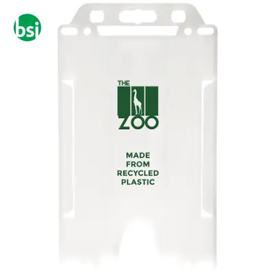 Pierre recycled plastic card holder - Immagine 2
