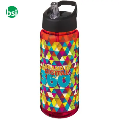 H2O Active Octave Tritan 600ml spout lid sport bottle  - 210446 - Immagine 2