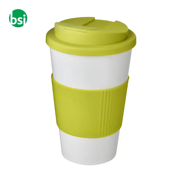 Americano 350ml tumbler with grip & spill-proof lid  - 210696 -  11