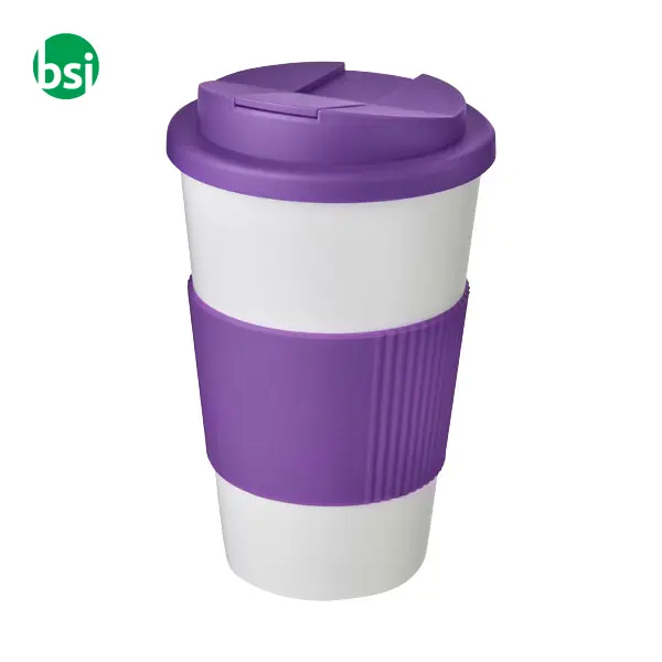 Americano 350ml tumbler with grip & spill-proof lid  - 210696 -  13
