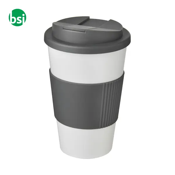 Americano 350ml tumbler with grip & spill-proof lid  - 210696 -  14