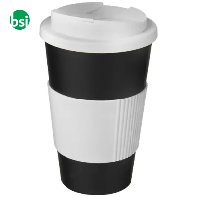 Americano 350ml tumbler with grip & spill-proof lid  - 210696 - Immagine 15