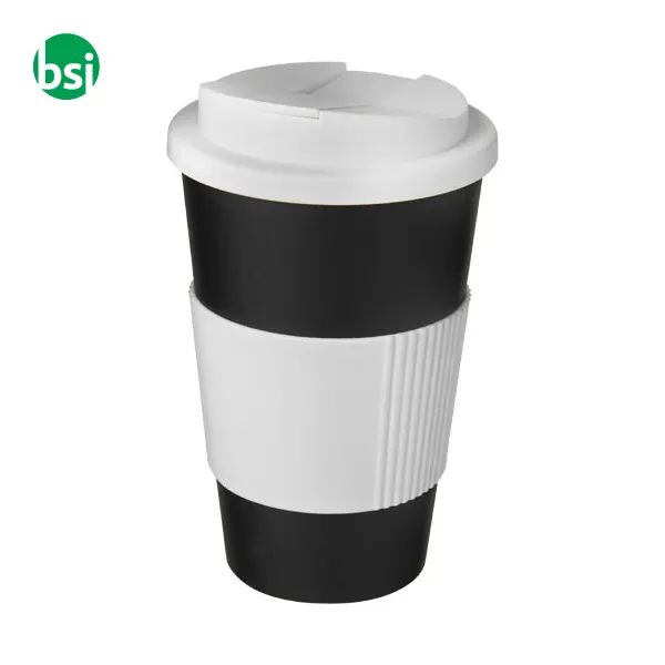 Americano 350ml tumbler with grip & spill-proof lid  - 210696 -  15