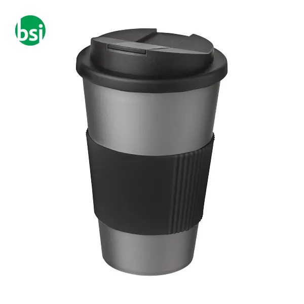 Americano 350ml tumbler with grip & spill-proof lid  - 210696 -  16
