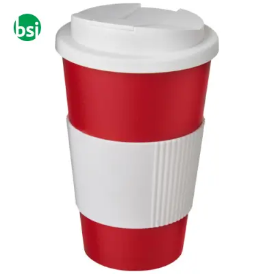 Americano 350ml tumbler with grip & spill-proof lid  - 210696 - Immagine 18