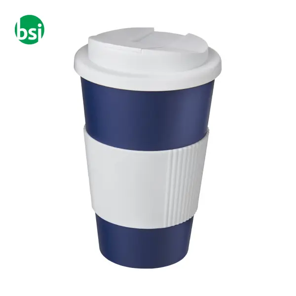 Americano 350ml tumbler with grip & spill-proof lid  - 210696 -  20