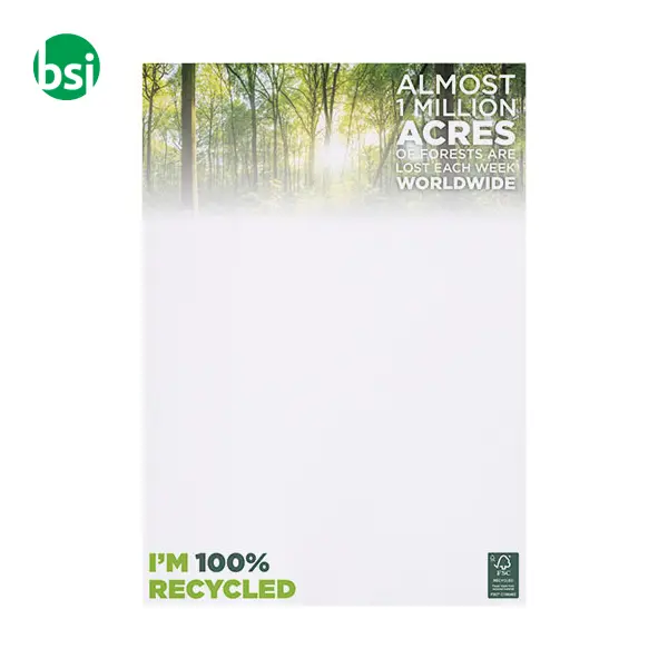 Desk-Mate A4 recycled notepad -  1