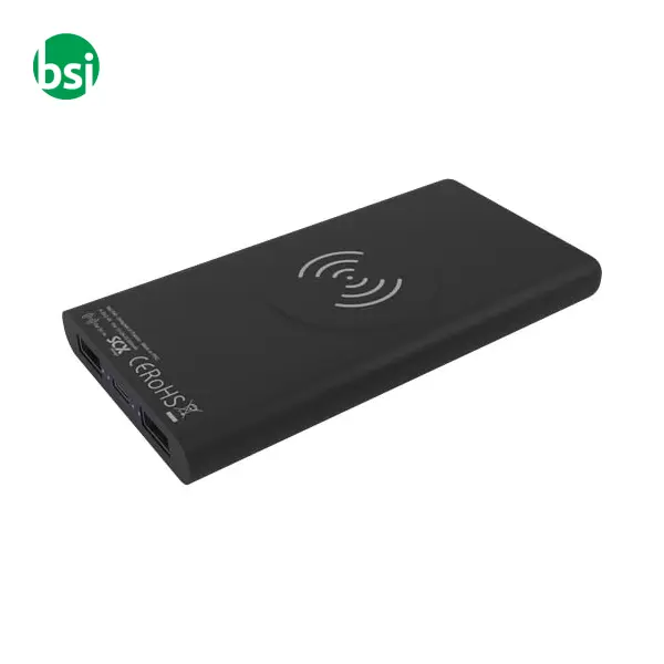 SCX.design 10.000 mAh light-up wireless rubber power bank -  2