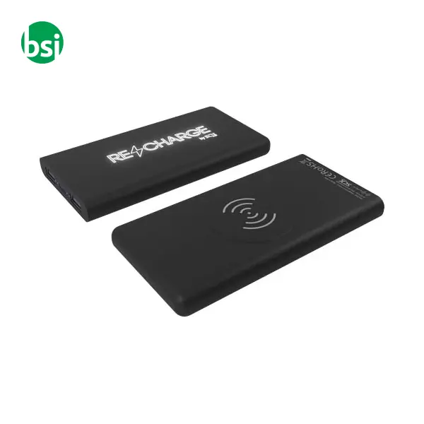 SCX.design 10.000 mAh light-up wireless rubber power bank -  3