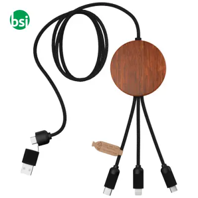 SCX.design 5-in-1 light-up logo charging cable  - 2PX073 - Immagine 5