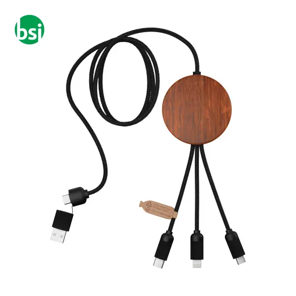 SCX.design 5-in-1 light-up logo charging cable  - 2PX073 -  5