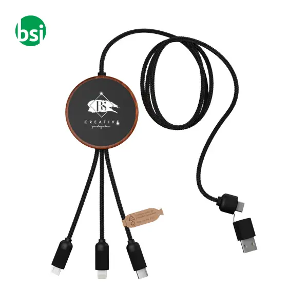 SCX.design 5-in-1 light-up logo charging cable  - 2PX073 -  2