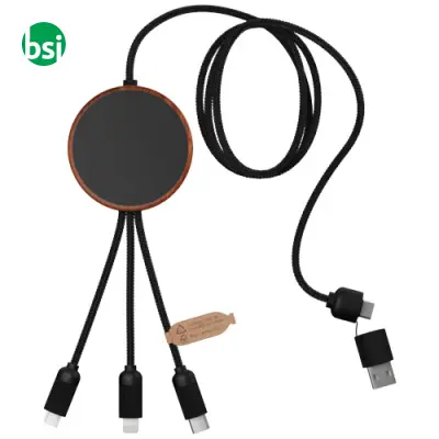 SCX.design 5-in-1 light-up logo charging cable  - 2PX073 - Immagine 4