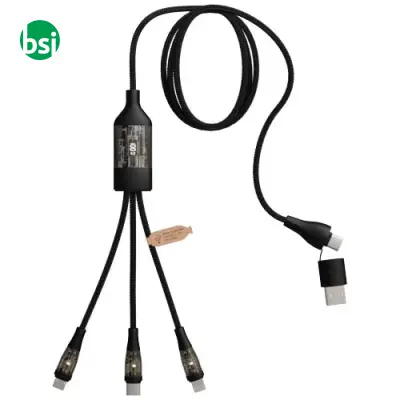 SCX.design 5-in-1 fast charging 100W/5A cable - Immagine 3