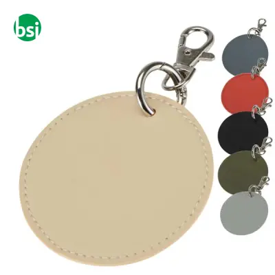 GRS round charm keyring printed RESI PLUS